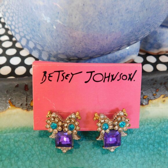 New kate spade NY Bird’s the Word rose gold, pink glass stone flamingo earrings - Picture 8 of 16